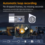 Mini Hidden 1080P Dash Cam | Night Vision, 24H Parking, Loop Recording, App Control additional angle