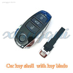 HU66 Blade 3 4 Buttons Car Key Housing Key Case Shell for Vw Volkswagen for Touareg detail view