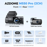 Upgrade AZDOME M550 Pro Dash Cam 4K Front Dashcam Auto 5.8Ghz Wi-Fi GPS G-sensor Car DVR detail view