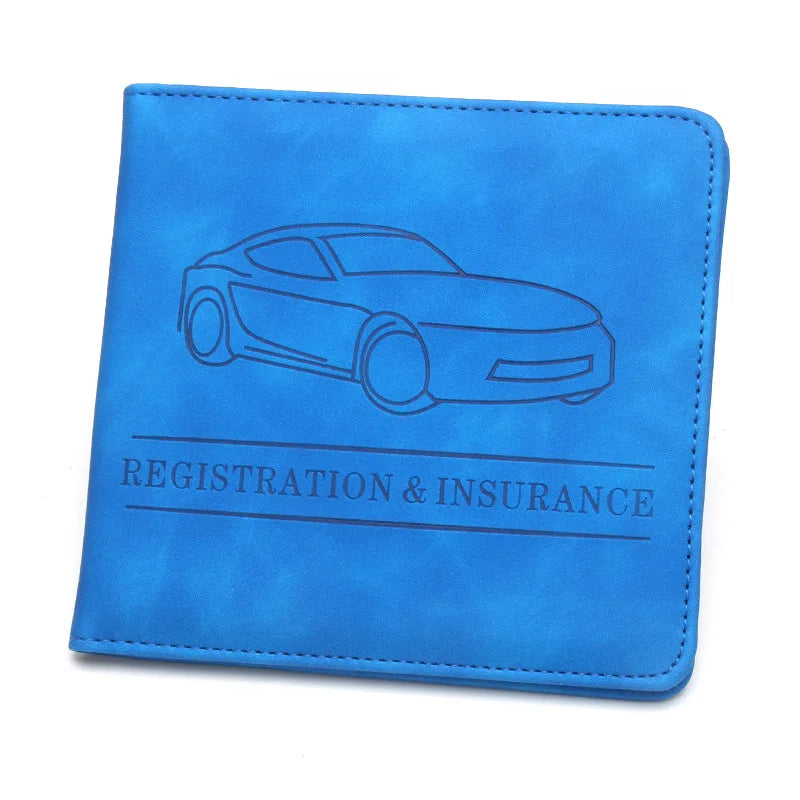 Car Registration and Insurance Card Holder Glove Box Organizer close-up view