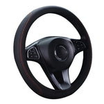1pc Steering Wheel Cover Breathable Leather Anti Slip PU Leather Steering Covers Univ lifestyle view