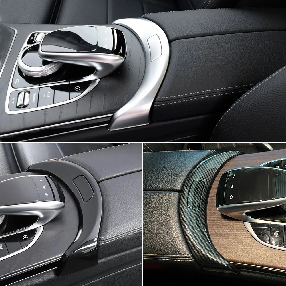 Central Storage Glove Box Console Armrest Cover Switch Button For Mercedes Benz C C additional angle