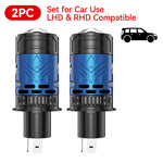 Projector H4 Lens LED Headlight Projector Lens Canbus Strong Light 3500000LM 2500W Tu alternate view