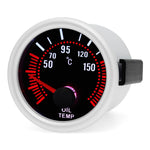 52mm 2" Smoke Lens Car Gauge Set | Turbo Boost PSI BAR Oil Pressure Volt Tachometer lifestyle view