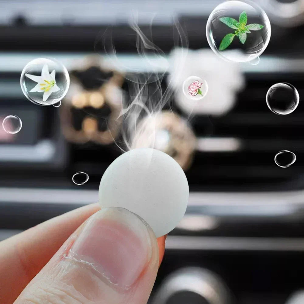 New Car Air Freshener Replacement Tablet Flavor Supplement Solid Fragrance Scent Pads Perfume Refill for Air Vent Diffuser