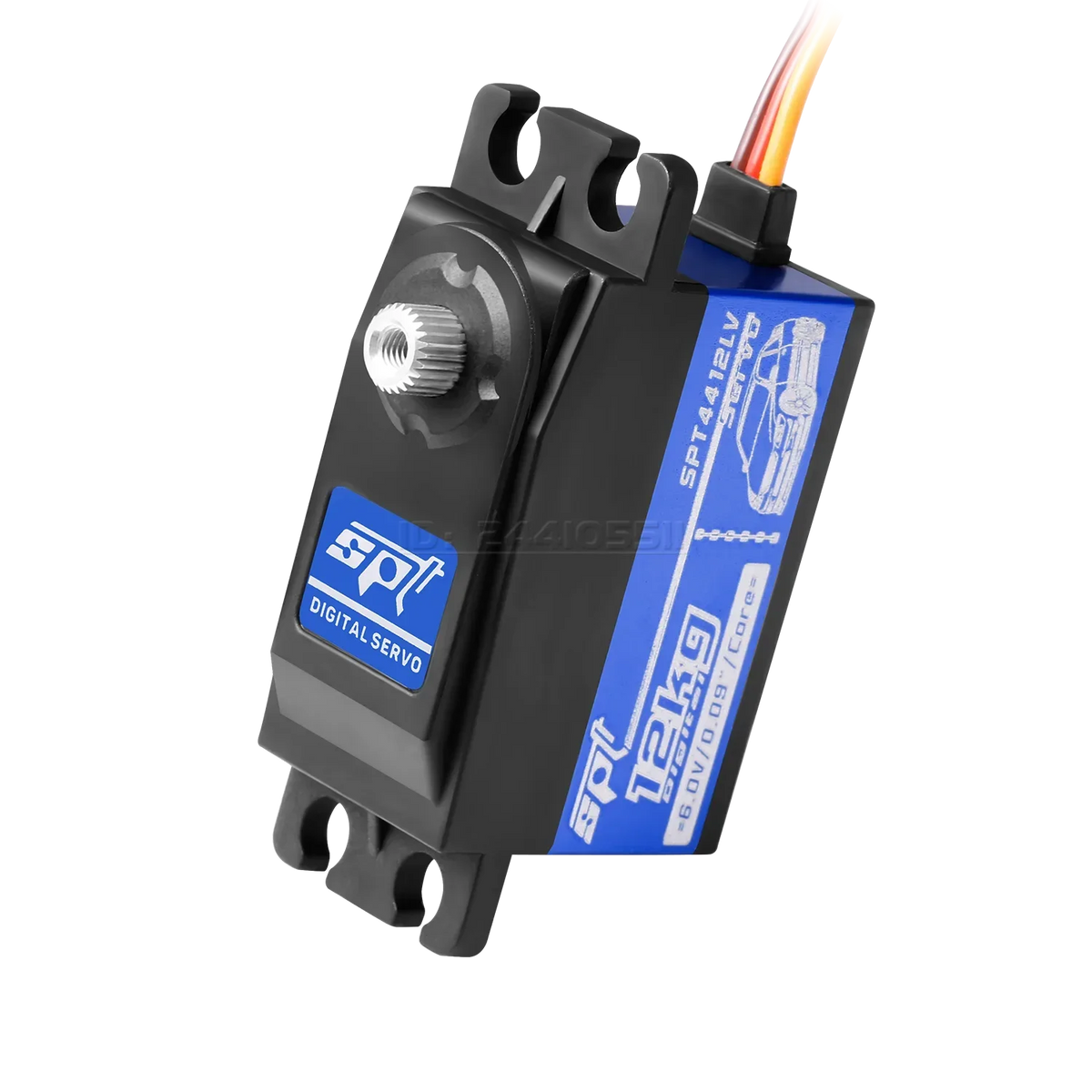 12KG 20KG Metal Gear Low Profile Digital Servo SPT 4412LV 180° Short Body for 1:10 1:12 detail view
