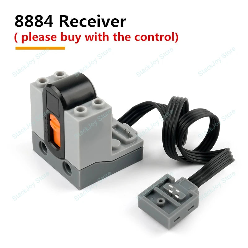 Power Functions Multi-Tool Servo Train Motor Component for Lego Compatible MOC Builds close-up view
