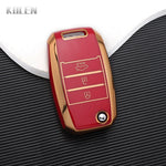 TPU Car Flip Key Case Cover Shell Fob For KIA RIO 3 K2 K3 K4 K5 Sportege Picanto Optima Soul Ceed Sorento Forte Stinger Cerato