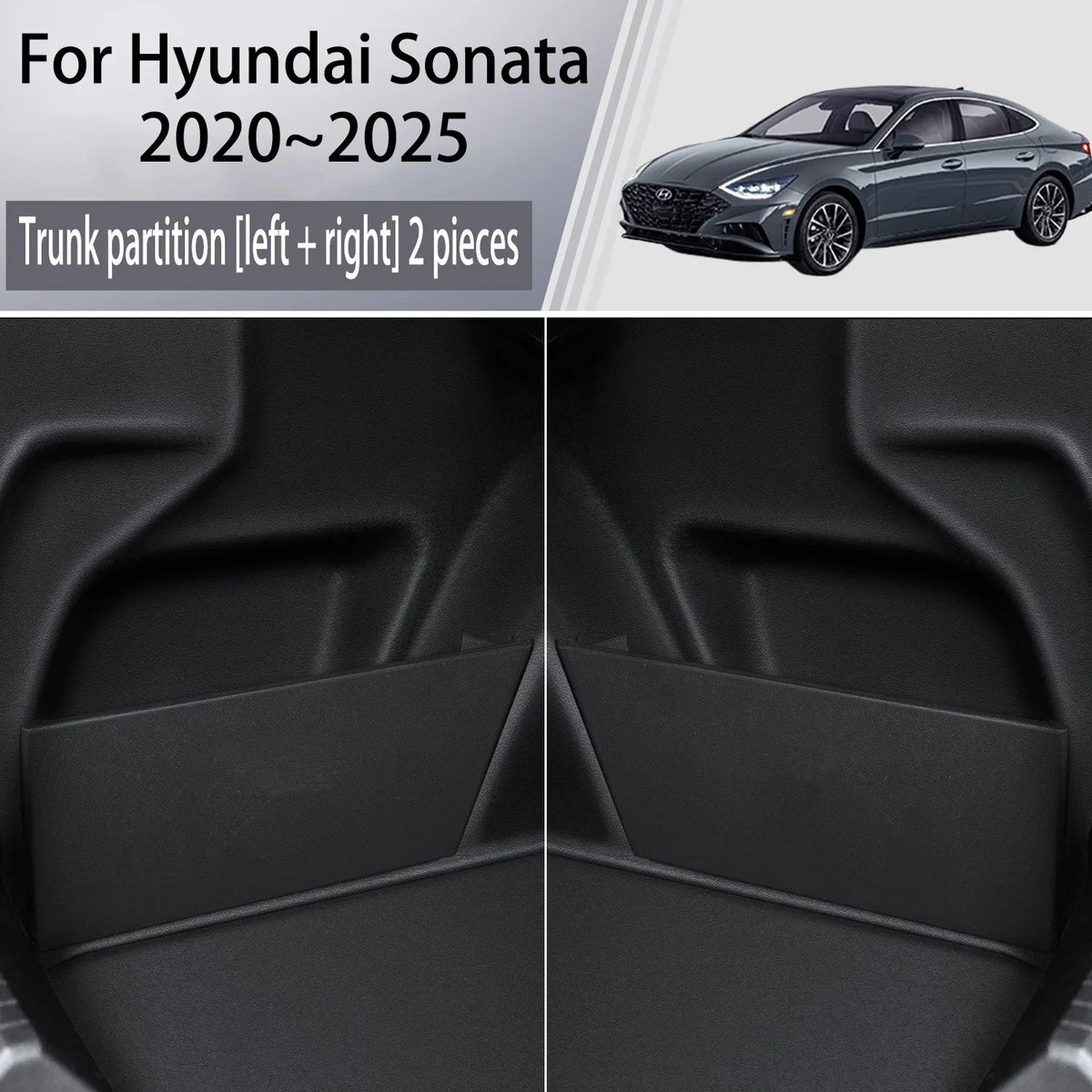 For Hyundai Sonata DN8 2020~2025 2022 Car Thickening Trunk Storage Partition Multifuncti detail view