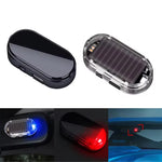 Car Fake Security Light Solar Powered Simulated Dummy Alarm Wireless Warning Anti-Theft Caution Lamp