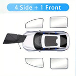 100 Blackout Car Sun Shield Shades | Magnetic UV Protection Window Curtains alternate view