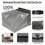 Car Trash Can with Lid - Leakproof Trash Bin Car Garbage Can, Collapsible Automotiv additional angle