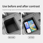 Car Armrest Storage Box ABS Tray Suitable for Toyota Land Cruiser Prado 250 Lexus GX550 2024 2026 Center Console Organizer Black