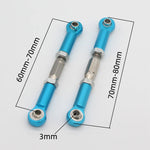 2pcs HSP 106017 166017 Aluminum Front / Rear Linkages Alloy Sonic Servos Link 08242 0 alternate view