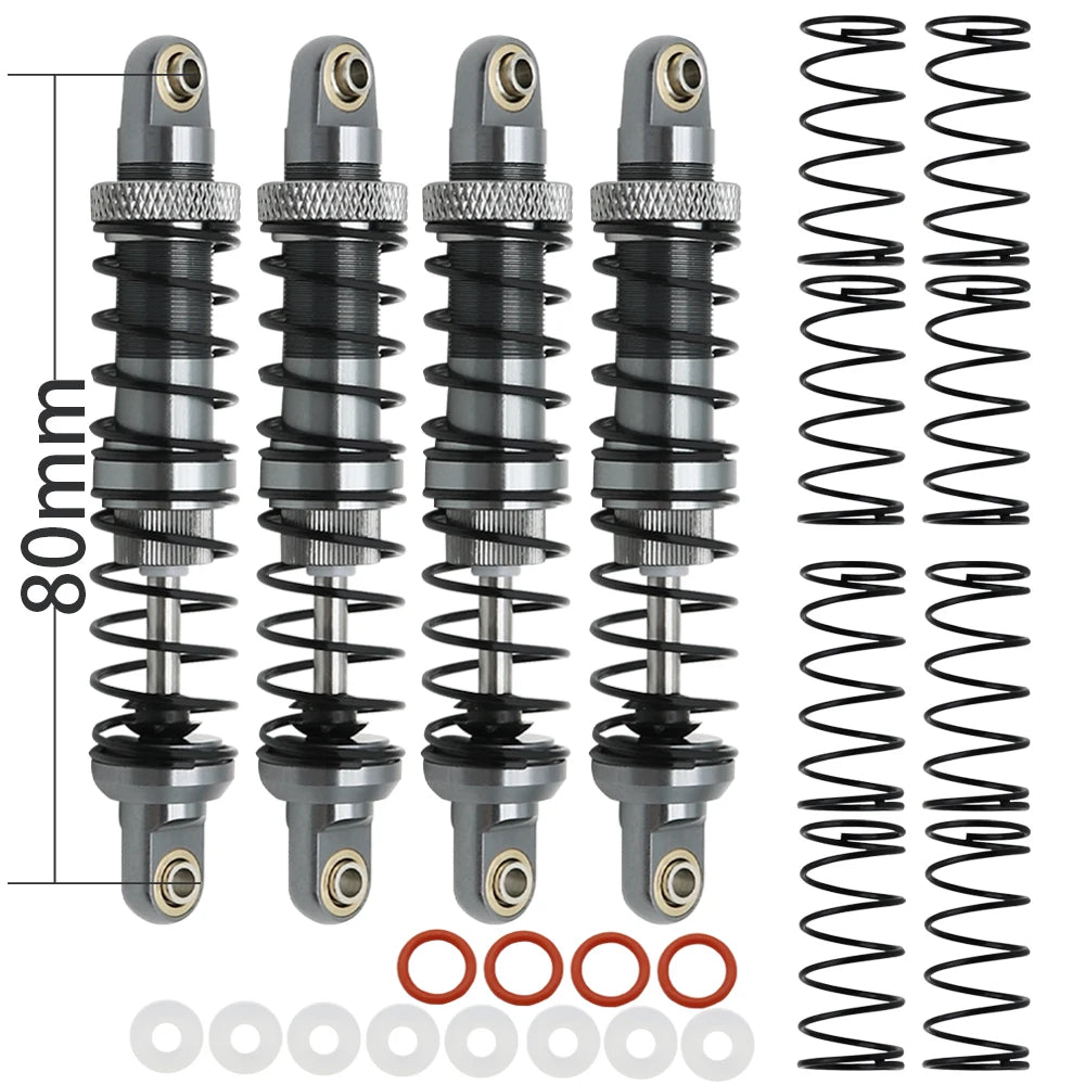 Metal 70mm 80mm 90mm 100mm 110mm 120mm Shock Absorber Oil Damper for 1/10 RC Crawler lifestyle view