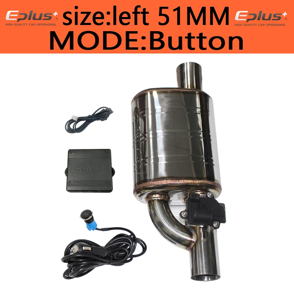 EPLUS Car Exhaust Electric Valve Control Kit | Universal Stainless Steel Muffler Syst lifestyle view