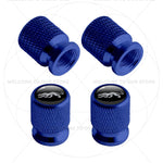 For Ford Puma Cougar Emblem MK3 MK5 MK6 MK4 ST Line 4Pcs Aluminum Car Tire Valve Caps | detail view