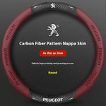 Car Steering Wheel Cover For Peugeot 106 107 108 206 207 208 301 307 308 406 407 40 additional angle