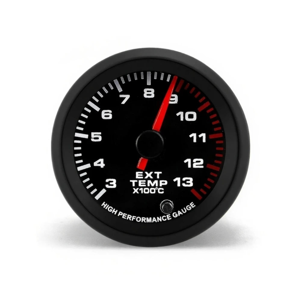 52mm 7-Color Car Gauge Set | Water Temp Oil Temp Oil Pressure Tachometer Boost Volt additional angle
