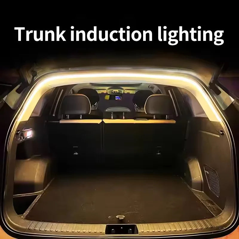 Car High Brightness Trunk Lighting Ambient Light Interior Decoration LED Wiring Free A close-up view