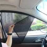 Magnetic Car Window Sunshade Cover | UV Protection Mesh Curtain for Side and Rear Windows