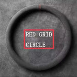 Ultra-Thin Suede Steering Wheel Cover Non-Slip D-Shaped round Breathable Car Wheel Pr alternate view