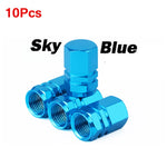 Aluminum Alloy Tire Valve Caps | 5 or 10 Pack Waterproof Dustproof Stem Covers alternate view