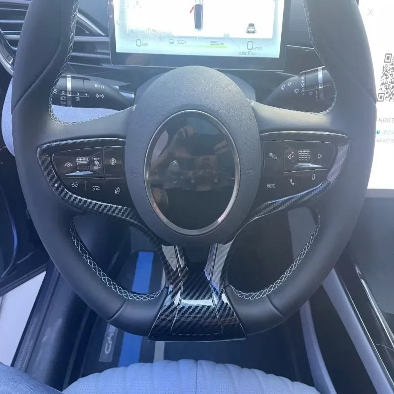 LHD For BYD SEAL EV 2022 Car Interior Accessories Center Control Door Armrest Window S close-up view