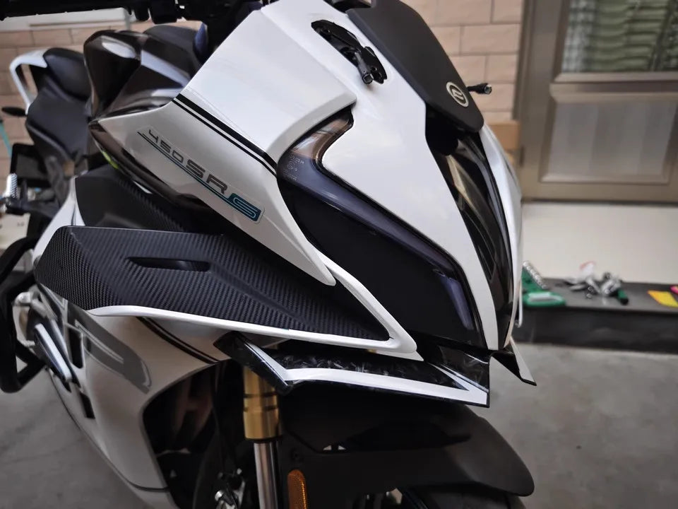 Bright White Vinyl Wrap Self-adhesive Auto Motorcycle Body Wrap Sticker Glossy White lifestyle view