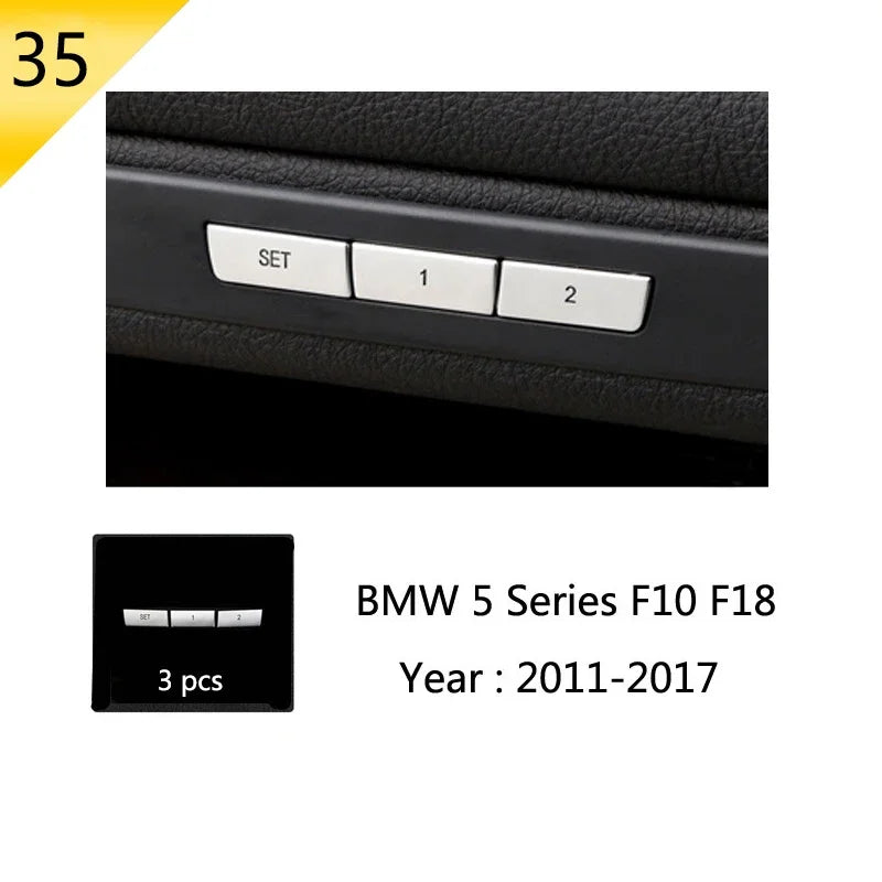 Car Interior Front Reading Lampshade, Lamp Decoration Frame For BMW 5 Series F10 F11 F18 detail view