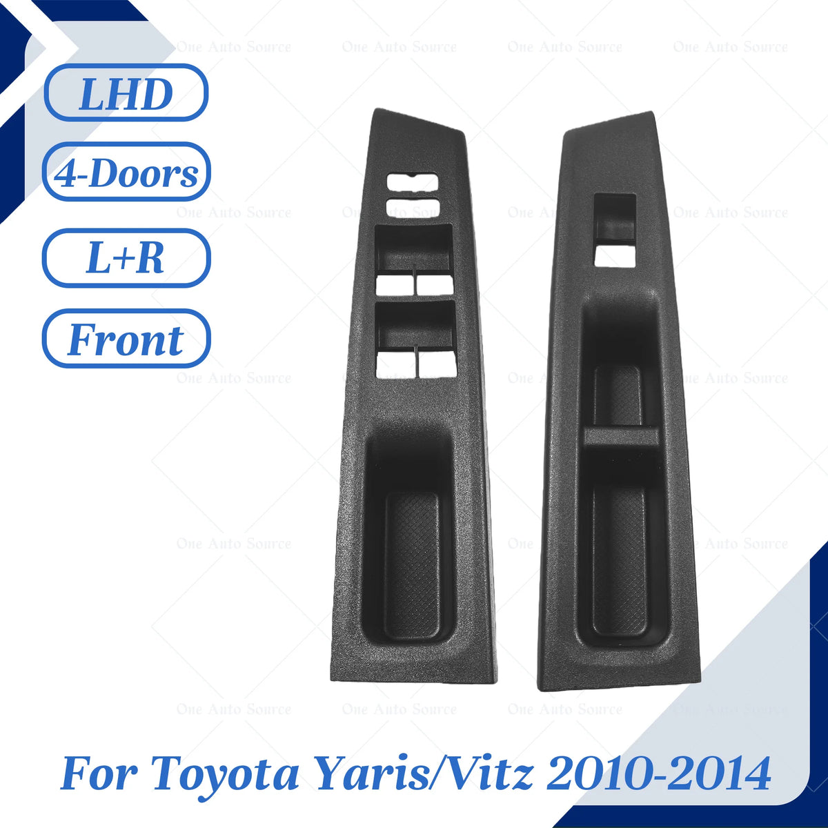 Car Window Switch Control Panel Lift Button Cover Trim Front Rear Armrest Upper Frame alternate view