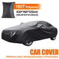 190T Thermal SUV Car Cover | Winter Snow & Frost Protection, Side Zipper, Universal Fit