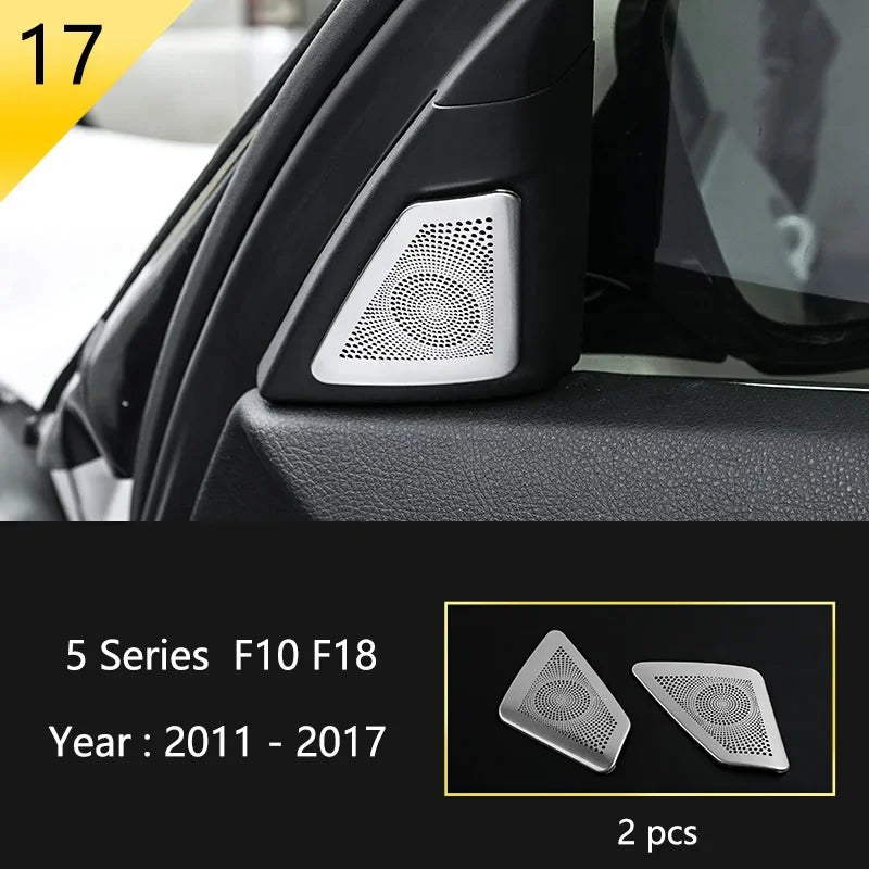 Car Interior Front Reading Lampshade, Lamp Decoration Frame For BMW 5 Series F10 F11 alternate view