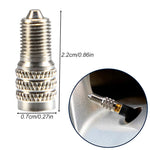 4Pcs Double Seal Flow Through Valve Stem Tire Caps | Inflate Thru for High Pressure T alternate view
