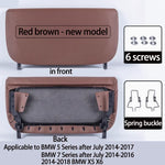 F10 F11 F01 F02 F07 Leather Car Seat Backrest Panel Storage Pocket Cover For BMW 5 7 alternate view