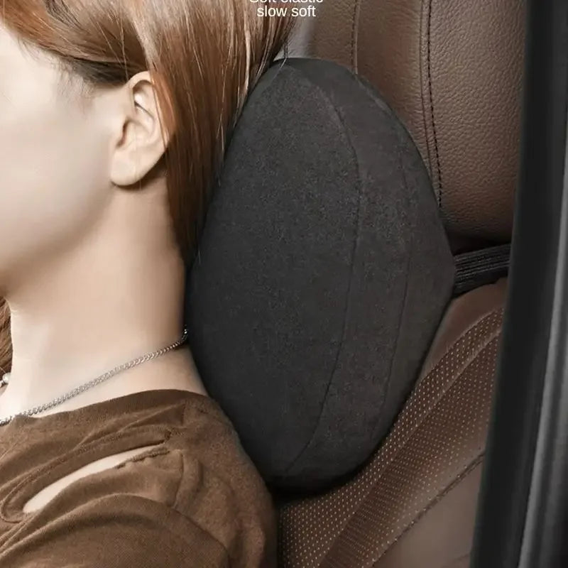 2PCS Memory Cotton Car Headrest Neck Support Car Accessories Seat Class Soft Univer additional angle