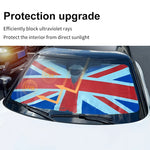 Car Front Windshield Sunshade UV Blocking Cover | For Mini Cooper F56 F60 R56 R60 J01 close-up view