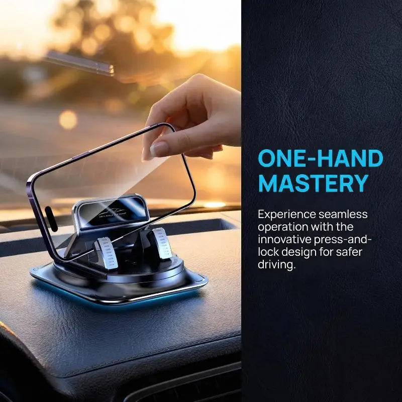 360 Rotating Car Dashboard Phone Holder Universal Sticky Auto Mount AntiSlip Stable Stan detail view