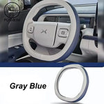 For XPeng Xiao Peng G6 2023 2024 2025 Car Steering Wheel Cover Leather Non-slip Auto Interior Accessories