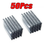 5-50Pcs Car Tire Repair Tool Kit with Rubber Strip Tubeless Tyre Puncture Studding Plug Motorcycle Truck Vacuum Tire Repair Tool