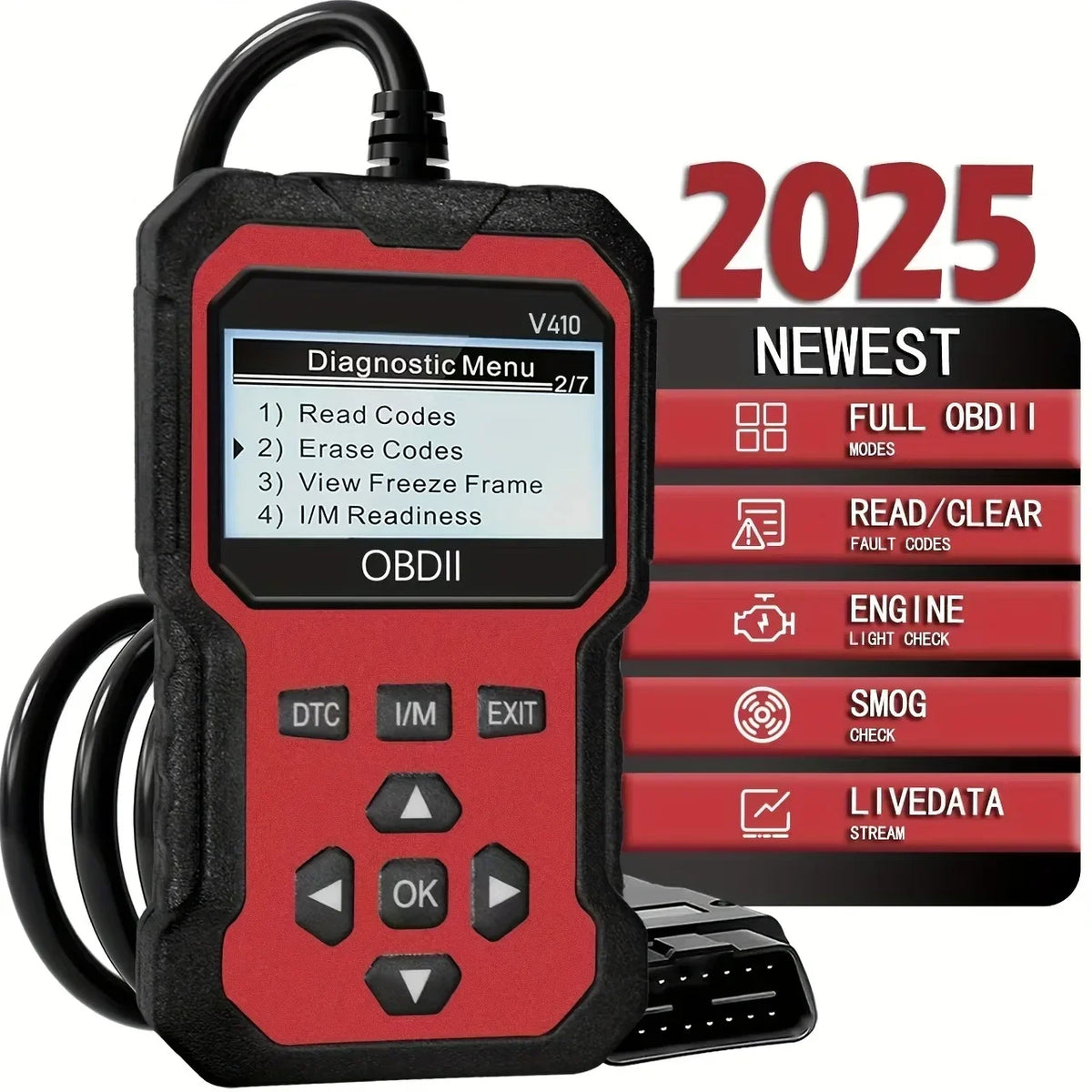 Obd2 Automotive Scanner diagnostic tool, engine fault recognizer. Diagnose all obd additional angle