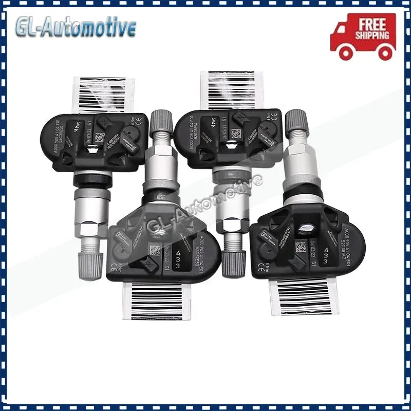 4PCS TPMS 433MHz Tire Pressure Sensor for BMW G30 G20 F40 G11 G05 G01 Benz W177 W247 C118 C275 W213