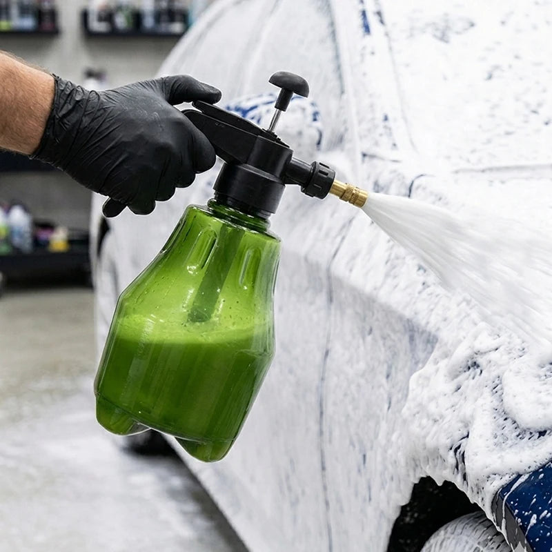 1.5L Car Wash Spray Bottle Wash Can Hand-held Car Wash Watering Car Home Gardening Air Pressure Spra