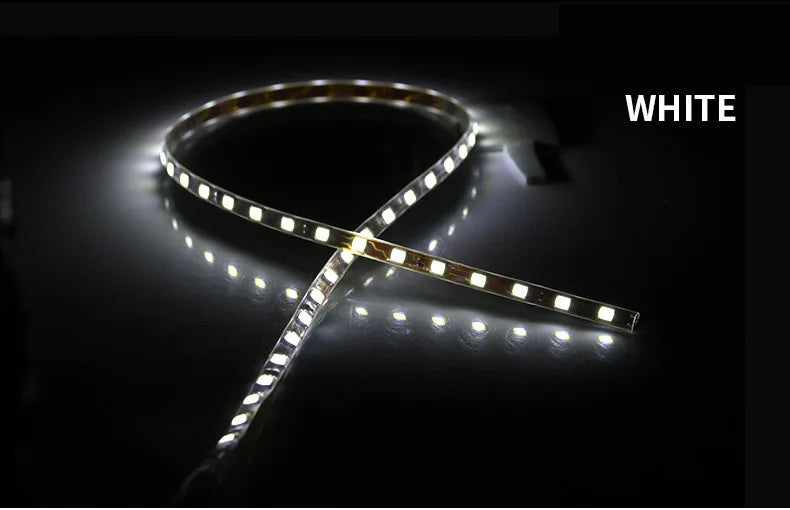 2 Pcs LED Strip Lights 45cm Waterproof Car Atmosphere Lights lifestyle view
