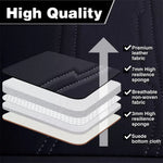 2PCS Car Seat Cover Premium PU Leather Front Seat Cushion Four Season Universal for Most Car SUV Car Interior Seat Protection Cover
