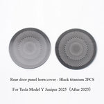 For Tesla Model Y Juniper 2025 Car Audio Speaker Cover Trim | Stainless Steel Sound Fram detail view