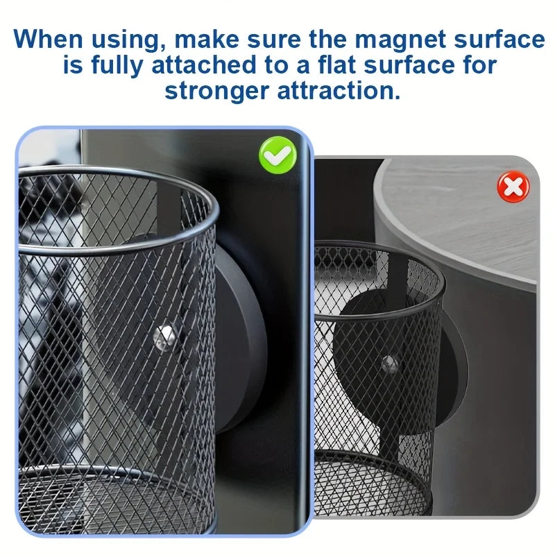 1 Pack Heavy-Duty Magnetic Car Cup Holder with N38 Super Magnet | Anti-Slip Vehicle Cu close-up view