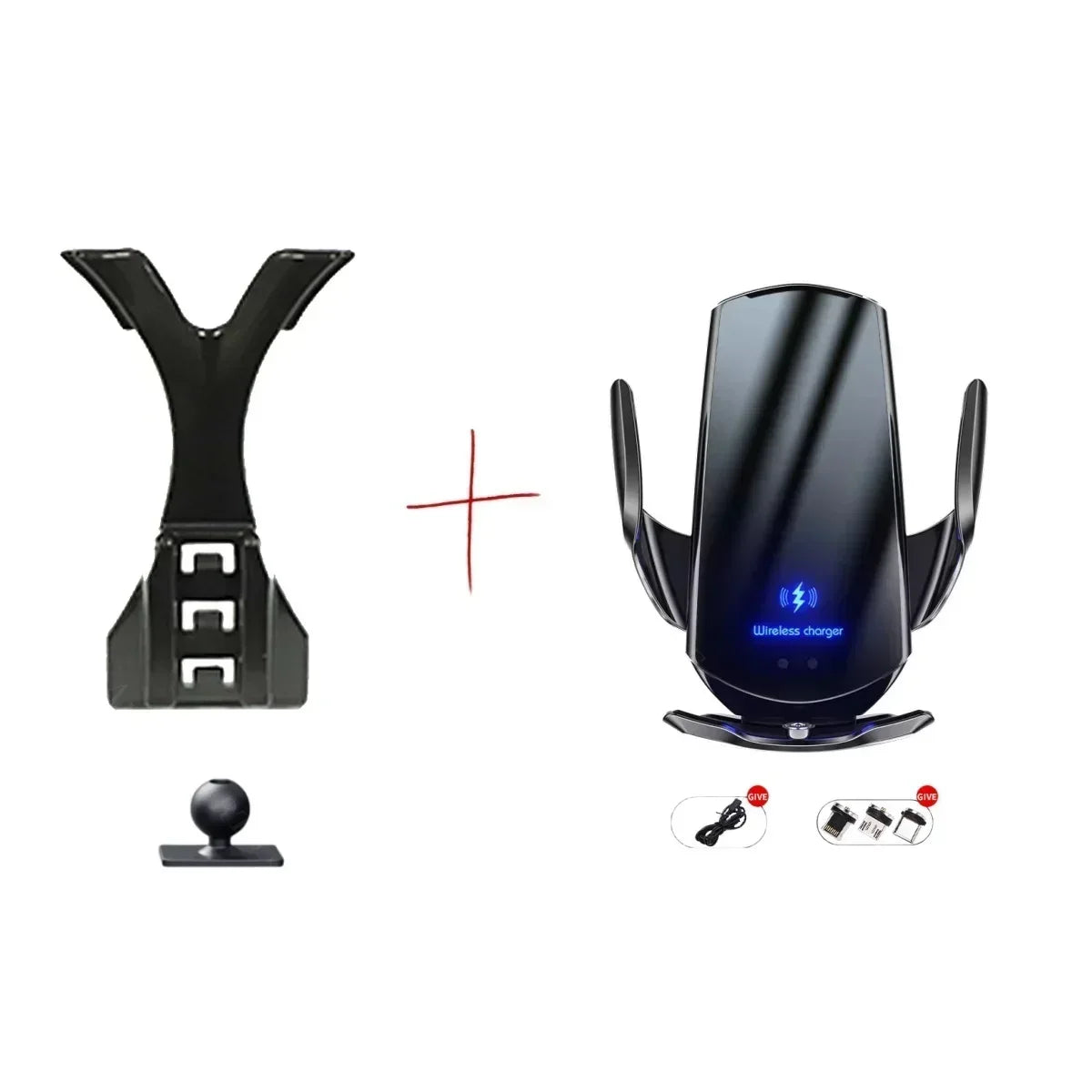 Mercedes Benz GLA X156 250 2015-2019 Car Phone Holder | 360 Rotatable 15W Wireless Ch alternate view