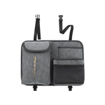 Car Backseat Organizer with Tissue Box – Multi-Pocket PU Leather Hanging Storage fo additional angle
