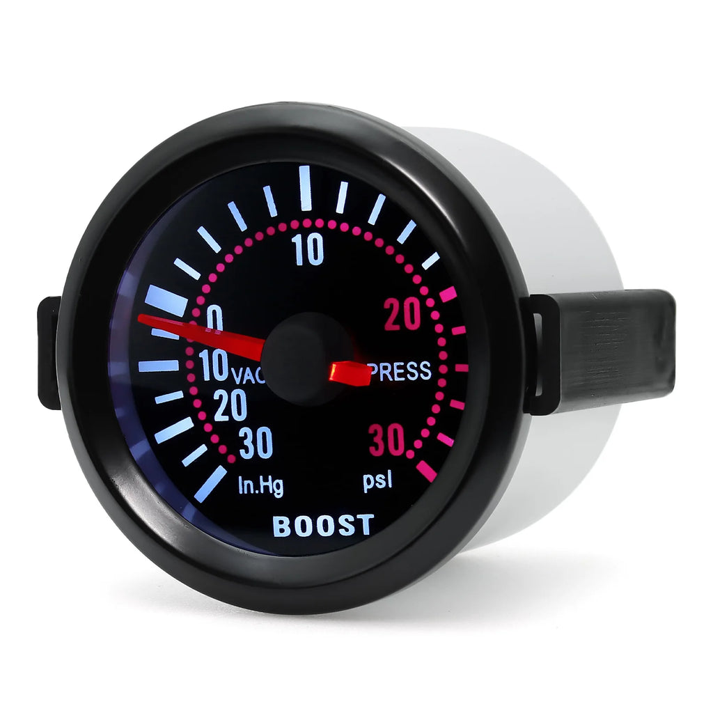 2" 52MM Car Gauge Tachometer Boost Meter PSI Bar Water Temp Oil Temp Gauge Oil Pressure Vacuum Voltmeter For 12V Gasoline Car